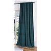 Gardinenbox Tenda jacquard con filo effetto lurex (altezza x larghezza), 245 x 135 cm, verde oro, sospensione multibanda: lusso per la vostra casa, 2023340
