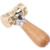 Hyuduo Carpenter Wood Hammer, Manico in Legno di Faggio, Mazzuolo a Scalpello in Legno Ad Alta Efficienza con Martello Sostituibile, Mazze, Strumento Versatile, Compatto e Portatile, Adatto per il