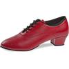 Diamant Scarpe da Ballo da Donna 185-234-403-A - Pelle Rosso - Regolare - 3,7 cm Cuban - Special Edition - Taglia: UK 3,5