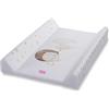 OKBABY Fluffy - Materassino Fasciatoio Soffice e Sicuro con Sponde Laterali, Facile da Pulire, Compatibile con Fasciatoio Woody - 80x50 cm - Bianco