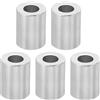 PATIKIL Distanziali in Alluminio M6, 5 Pz di Distanziali Metallici in Alluminio 6,2 Mm Id x 12 Mm Od x 16 Mm L, Distanziali in Alluminio a Vite Rotondi per Viti da 1/4 o M6