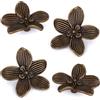 Bebochoi 4 Pezzi Pomelli a Forma Di Fiore Con Viti, Maniglia Monoforo, Pomelli Moderni e Minimalisti a Forma, Per Armadio Comò Cassetto Credenza Armadietto Cucina