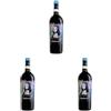 Monnalisa Montepulciano d'Abruzzo DOC, Vino Rosso Intenso con Note Morbide e Speziate, 14.5% Vol., Bottiglia da 750 ml (Confezione da 3)