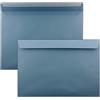 FarbenFroh by GUSTAV NEUSER 25 buste XXL, formato DIN C4, 22,9 x 32,4 cm, con chiusura adesiva, senza finestra, per formato DIN A4, colore grigio e blu