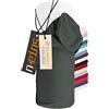 npluseins Fodera per cuscino cervicale in jersey - 100% cotone Mako - taglia unica circa 40 x 15 cm, titanio