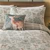 Dreams & Drapes - Copripiumino Naturale Foresta Cervo - Letto Singolo (140x200cm) - Design Reversibile - Super Morbido 100% Cotone - Copripiumino Flanella in Naturale - Biancheria da letto Woodland in