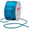 KLTRIBBON Cordoncino in raso da 2 mm, colore blu oceano, per la creazione di gioielli, bracciali, collane, filo per perline, macramè, kumihimo, nodi cinesi, 50 metri