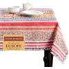 Maison d' Hermine Maison d'Hermine, Ispahan - Tovaglia in 100% cotone, tovaglia decorativa, lavabile, per festa della mamma, cene, matrimoni, primavera/estate, 160 x 220 cm