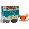 Caffè Vulcanus - I Golosi Tè nero al limone, 40 Capsule Compatibili con Nespresso, Infuso Naturale in Foglia
