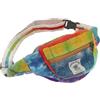 GURU SHOP Praktische Hanf Gürteltasche, Batik Ethno Bauchtasche, Sidebag - Batik Bunt, Herren/Damen, Mehrfarbig, Size:One Size, 15x20 cm, Festival- Bauchtasche Hippie