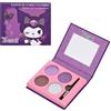 Take Care Hello Kitty Kuromi Makeup Set contiene palette di 4 ombretti con pennello e specchio