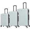 CELIMS - Set Valigie Rigide 3 Pezzi | Valigia Cabina + Valigia Media + Grande Valigia | 55 x 35 x 22 cm + 65cm + 75cm | Set di 3 Valigie | Verde Pastello