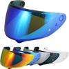 VCOROS Visiera Casco Moto per C10,Visiera del casco Lente Antigraffio Flip up Lente del Parabrezza,Protezione per Il Vento del Motociclo,Casco Parabrezza Moto Visiera a Lente Integrale (Cromo blu)