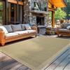Carpetsale24 Tappeto da Esterno Impermeabile 200x300 (200x290 cm) Verde - Tappeto Resistente alle Intemperie e Lavabile in Lavatrice - Tappeto per Terrazza, Balcone, Campeggio, Giardino