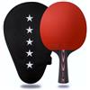 l&j Racchetta da Ping Pong 5 Stelle Professionale - Performance Pro Avanzata con Struttura a 5 Strati - Gomma Offensiva - Approvata ITTF - Alta Velocità, Spin e Controllo per Giocatori Esperti