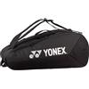 YONEX Team Racquet Bag - Borsa da badminton, tennis e squash, diverse misure e colori, con scomparto per scarpe e funzione zaino (nero, 9 pezzi)
