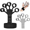 Vicloon Finger Strengthener, 2 Pezzi Pinza Mano Avambracci Attrezzi, Finger Exerciser, Manopole Mani per Polso Resistenza Regolabile 10-60kg, Perfetto per Recupero di Lesioni alla Mano