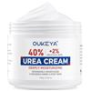 OUKEYA Crema Urea 40% con Acido Salicilico 2%, Crema Piedi Mani per Talloni Screpolati, Ginocchia, Gomiti, Crema Corpo per Pelle Secca, Esfoliante, Rimuove Calli e Duroni, NEW FORMULA Urea Cream 40%
