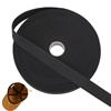 BENECREAT Fodera Antisudore per Cappello da Golf 15M con Quattro Linee di Rientranza, Nastro Interno per Cappello Nero per Accessori Artigianali da Cucito Cappello da Tennis da Baseball, 31x2.2mm