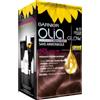 Garnier Olia Glow - Colorazione permanente per capelli, senza ammoniaca, oli di fiori naturali, castano cenere molto chiaro (6.12)