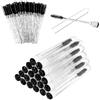 DIVINA VITAE Set di 70 pennelli usa e getta per ciglia con 20 tubi vuoti per mascara, set di pennelli diamantati per mascara, bobine nere per ciglia finte, strumenti per il trucco, applicatori per ciglia