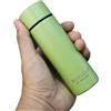 HISCAZAS Mini Borraccia Termica 150 ml - Bottiglia in Acciaio Inox 316 Verde Opaca, Doppia Parete, Antiscivolo e a Prova di Perdite - Compatta per Viaggio e Ufficio