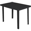 ARETA S.R.L. Antracite Tavolo Marte cm100x67xh72cm