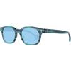 HALLY & SON HS538 50S07 Sunglasses, Multicolore (Verde Blu), X-Large (Taglia Produttore:54) Unisex-Adulto