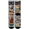 American Socks Till Death Do Us Part - Mid High S/M - Calze sportive per uomo e donna, calze Crossfit, calze Padel, calze da corsa, calze da ciclismo, bici e skate.