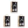 Cesari - Confezione Regalo in Legno e Plexiglass - Amarone della Valpolicella Classico DOCG 2019 e Valpolicella Ripasso DOC Superiore 2021-2 bottiglie da 750 ml (Confezione da 3)
