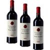 Calvet - Vieux Château des Jouans, Saint Emilion, Vino rosso di Bordeaux (1 x 0,75L) (Confezione da 3)