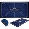 Engelhart - 320995 - Tappeto da Poker Blu - Superficie Antiscivolo 140 cm x 80 cm, Spessore 3 mm - Accessorio per Gioco da Casinò