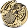 Keller & Weber Drago Alato Roulette Dadi Spinner, 7-in-1 Metallico Spinner Dadi DND, Drago Alato Fidget Spinner, Regali di D&D con Scatola Regalo Logo Drago, Giochi di Ruolo, Accessori per Giochi da Tavolo, Bronzo
