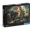 Clementoni - Puzzle 1000 Pezzi Arte per Adulti e Ragazzi, Museum Collection, Tema Libertà che Guida il Popolo di Delacroix, Idea Regalo Made in Italy, 70x50 cm, 37087
