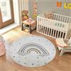 Livabliss Tappeto Rainbow Kids Area - 160x160 cm - Crema