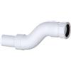 PlumbEZ Tubo di scarico flessibile da 1½ ″ (40 mm) - Connettore di scarico lavandino/lavabo, Compressione x Spigot o compressione x compressione, Riparazione tubi trappola (Compressione x Spigot, 1