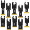 Loyala 10Pezzi Titanio Lame Utensile Multifunzione Accessori per Utensili Oscillanti Lame Multifunzione Compatibili con DeW Makita Rockwell Bosch Milwaukee (10pz)