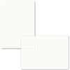NEUSER PAPIER GUSTAV NEUSER - 50 fogli di carta opaca di alta qualità per biglietti DIN A5, 146 x 208 mm, ideali per la stampa con inchiostro e laser, colore: bianco trasparente