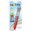 Carioca B44400110 - Blister con 1 maxi penna, 10 colori, 10 diversi