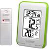 La Crosse Technology WS6810W-GREEN - Stazione di Temperatura per Interni/Esterni, Colore: Verde/Bianco