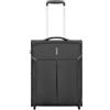 RONCATO IRONIK 2.0 Trolley Cabina 55 cm | Morbido, Espandibile con zip, 2 ruote - Nero