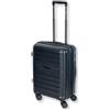 Valigeria.shop Valigia ORMI Rigida ABS Trolley Espandibile di Alta Qualità 55x40x20 cm Idoneo Raynair e Tutti Compagnie Aeree Come Bagaglio a Mano da Cabina con Luchetto Americano TSA (Nero)