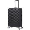 CELIMS - Bagaglio Grande 23 kg | Valigia leggera da stiva | 75 x 46 x 28 cm | Chiusura di sicurezza | Materiale ABS | Nero