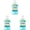 LISTERINE Collutorio Cool Mint Gusto Delicato, Collutorio senza alcool a base di Oli Essenziali Antibatterici e Fluoruro, Per una corretta igiene orale e un alito fresco, 1L (Confezione da 3)