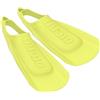 Arena Pinne unisex per adulti, comode e leggere, per allenamento di nuoto, per uomini e donne, in silicone, a lama corta, design con tacco aperto, nero, 12,5-13,5