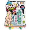 CRAZE SKATE Fingerboard Set - Edizione Zombies | Set da 4 mini skateboard con assi in metallo + accessori | Finger skate per bambini e collezionisti dai 6 anni