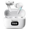 Blackview Airbuds 5 Pro IPX7 Impermeabile Cuffie Bluetooth 5.0, Controllo Touch, 3 Microfoni Integrati, Ibrido ANC+ENC, HiFi Stereo, 24 ore Tempo di riproduzione per iOS/Android