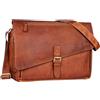 STILORD 'Merlin' Borsa a tracolla vintage in pelle Cartella Messenger in vero cuoio Borsa per università ufficio lavoro da studente e professore Uomo Donna, Colore:cognac-marrone