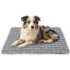 BVAGSS Cuscino per Cani, Ultra Morbido Materassino Lavabile per cani, Base Antiscivolo,Ortopedico Letto per cani Cuscino Cane XH082 (100x70cm,Grigio)