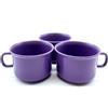 Kimmel Tazza per bambini, 150 ml, set da 3 pezzi, in plastica, viola